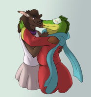 THEY KISS
