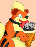Growlithe Ice Cream (Gift)