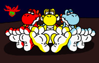 Shamjs yoshi paw buddies