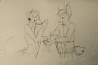 Flustered first meeting