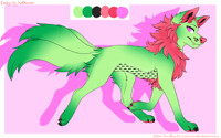 Watermelon Kitsune Adopt [OPEN]