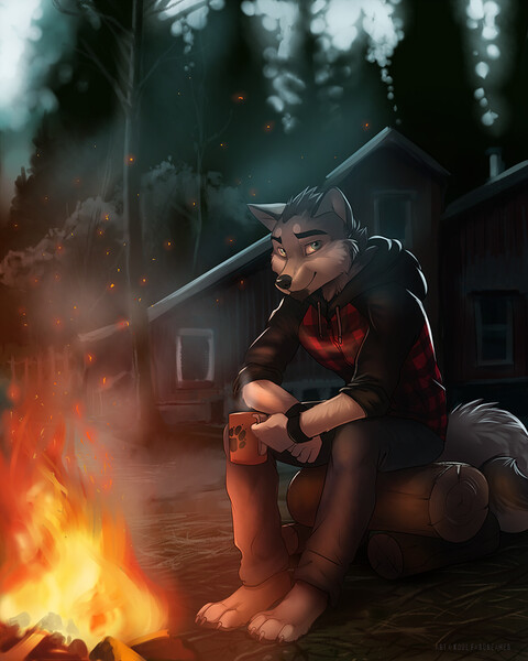 Forest Fire [2023] by sleepytroll -- Fur Affinity [dot] net