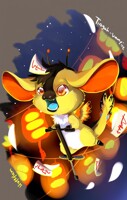 YCH Halloween thing: Tiagah the vampire