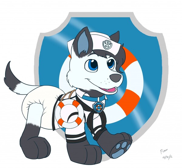 PAW Patrol - Chase by SolarBoyAaron -- Fur Affinity [dot] net