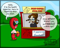 Strong Bad Health Inspector