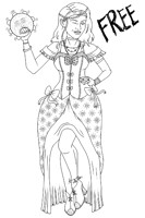 FREE to use Gypsy humanoid (Feminine)