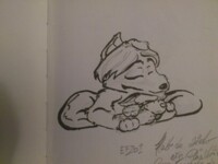 sketch in my con book