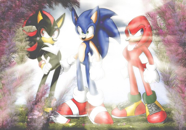 Sonic - Mephiles, Silver, Shadow and Knuckles by KyuuketsukiVentus -- Fur  Affinity [dot] net