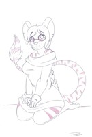 Sketch -- Cheska Wearing Randall's Sweater