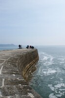 The "Cobb" .. the protecting breaker calming the waves crash