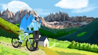 Leo in Alps