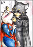 Chibi Commission - Vampire kiss 1