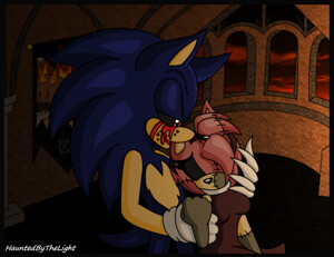 Sonamy Classic Surprise Kiss by kamira-exe -- Fur Affinity [dot] net