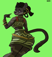 Meztli Cute Pinup [COMM]