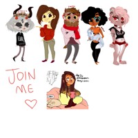 JOIN ME drawing my ocs plus read desc