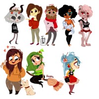 my sweet ocs once again plus READ DESC please