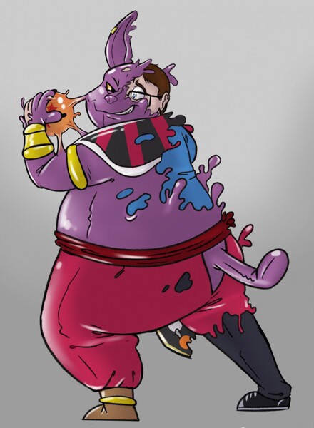 majin buu and fat buu (dragon ball) drawn by see_you