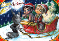 Hannibal Christmas postcards - Merry Christmas!