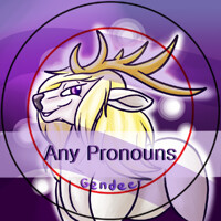 Button: Gendeer- Any Pronouns