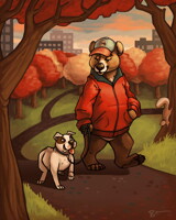 Walk with Callie [by Sepia]