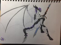 Ellie sketch w/sword color