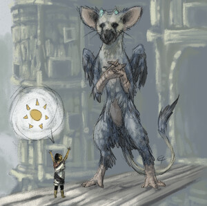 Trico - The last guardian by NamnaDagrr -- Fur Affinity [dot] net