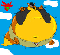 Zach the blimp fox