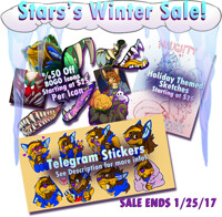 Stars's Winter Sale: Dec 15th - Jan 25th