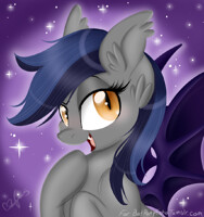 Echo the Bat Pony Headshot