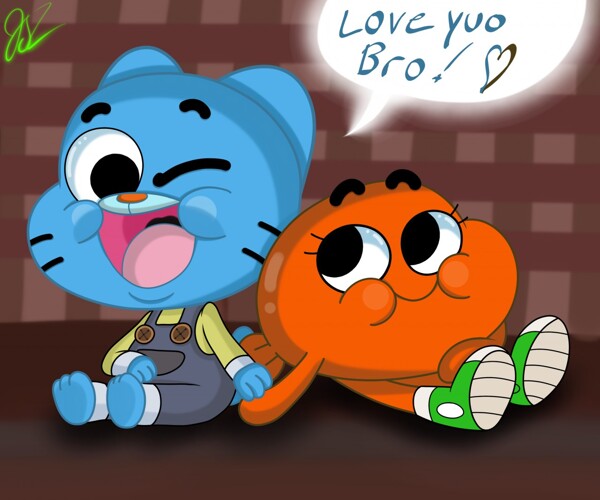 Gumball is romantic, The Bros, Gumball