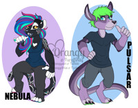 [OC] Nebula and Pulsar Badges(?)