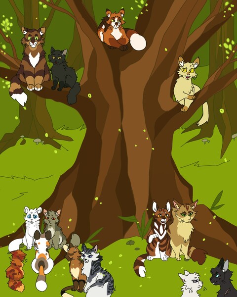 Old Warrior Cats Characters by Woofstep -- Fur Affinity [dot] net