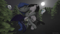 YCH - Echo x Paul Peoples Moonlight Kiss
