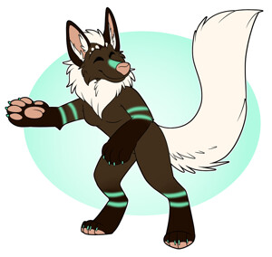 Kari FloofFox T-Pose by LokiMeerkat -- Fur Affinity [dot] net