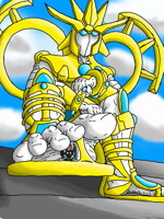 nemus wearing sandals