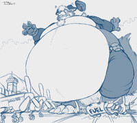 Sketch Commission: Trip to the Airport