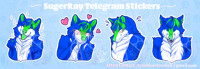X4 Soft Shaded Telegram Stickers : SugerRay~