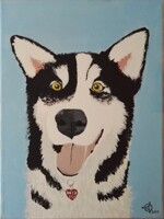 Lucky Acrylic Painting