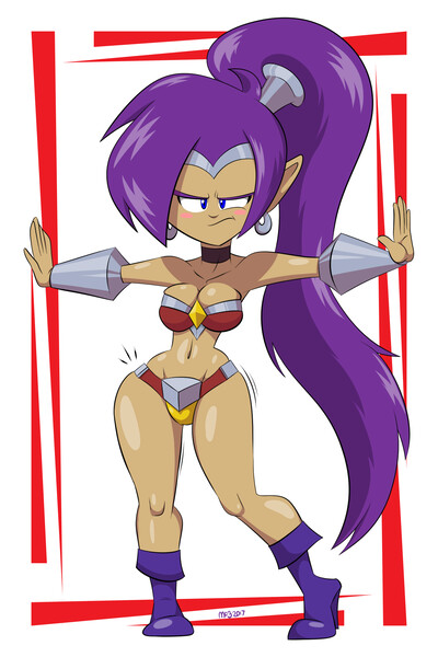 Bikini Armor Shantae by MysteryFanBoy91 Fur Affinity dot net