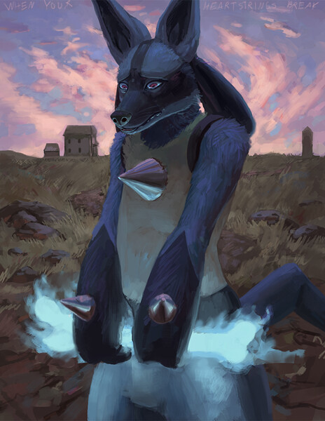 Shiny Lucario by Tyrnn -- Fur Affinity [dot] net