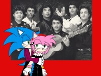 Sonic and Amy with The Gipsy Kings Wallpaper