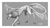 Frilled Wolf Dragon Creature