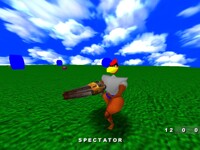 "QUAKE 3 ARENA, WANT A PIECE OF ME?!"