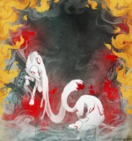 While Hokkaido Burns (commission)