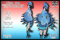 [PJ] Blue Jay Mod for Util. Kemono & Paws Finch Head