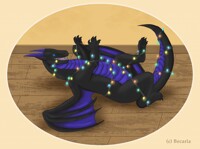 [COMMISSION] When dragon believes to be cat...