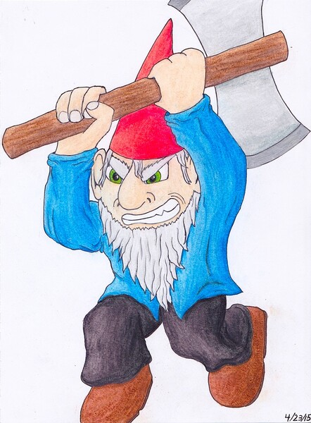 Battle Gnome! by Dajan -- Fur Affinity [dot] net