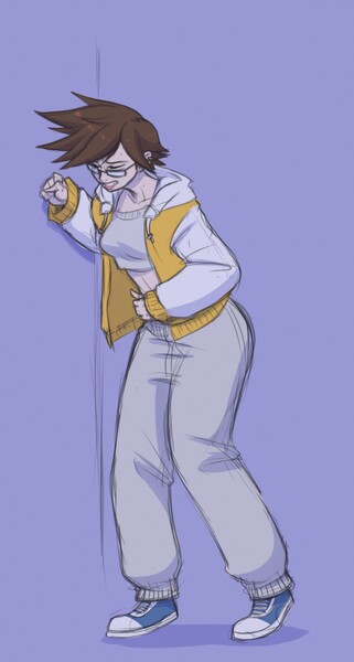 Tracer (Fanart) by gtsdev -- Fur Affinity [dot] net