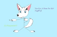 Nagi wolf stick figure