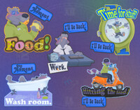 RACCOON THING TELEGRAM STICKER PACK:NOTIFICATIONS OF ABSENCE